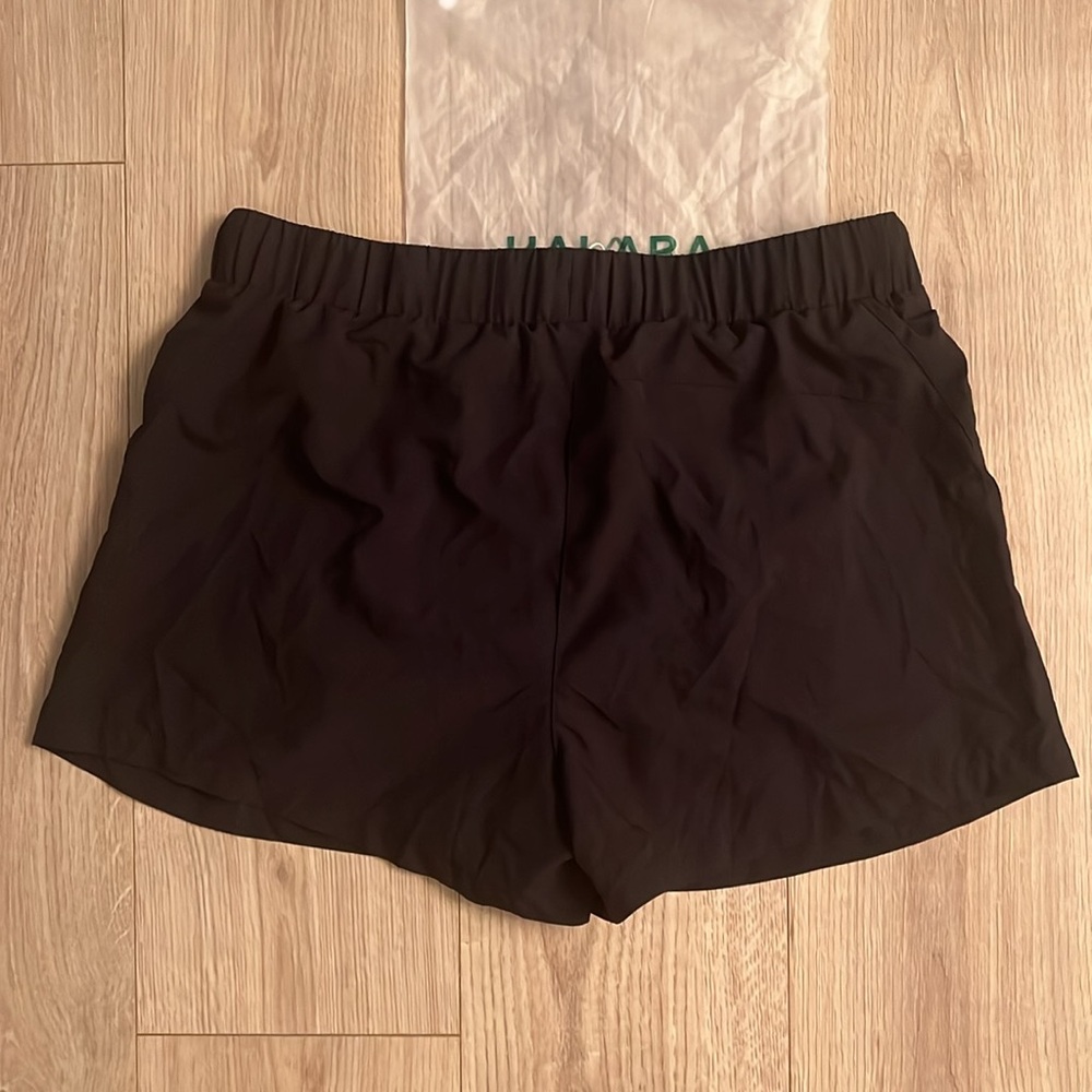 Halara Black Running Shorts Size Large - Picture 3 of 4